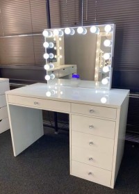 3 Drawer Vanity Table and Mirror (Diamond Style) YX005-V